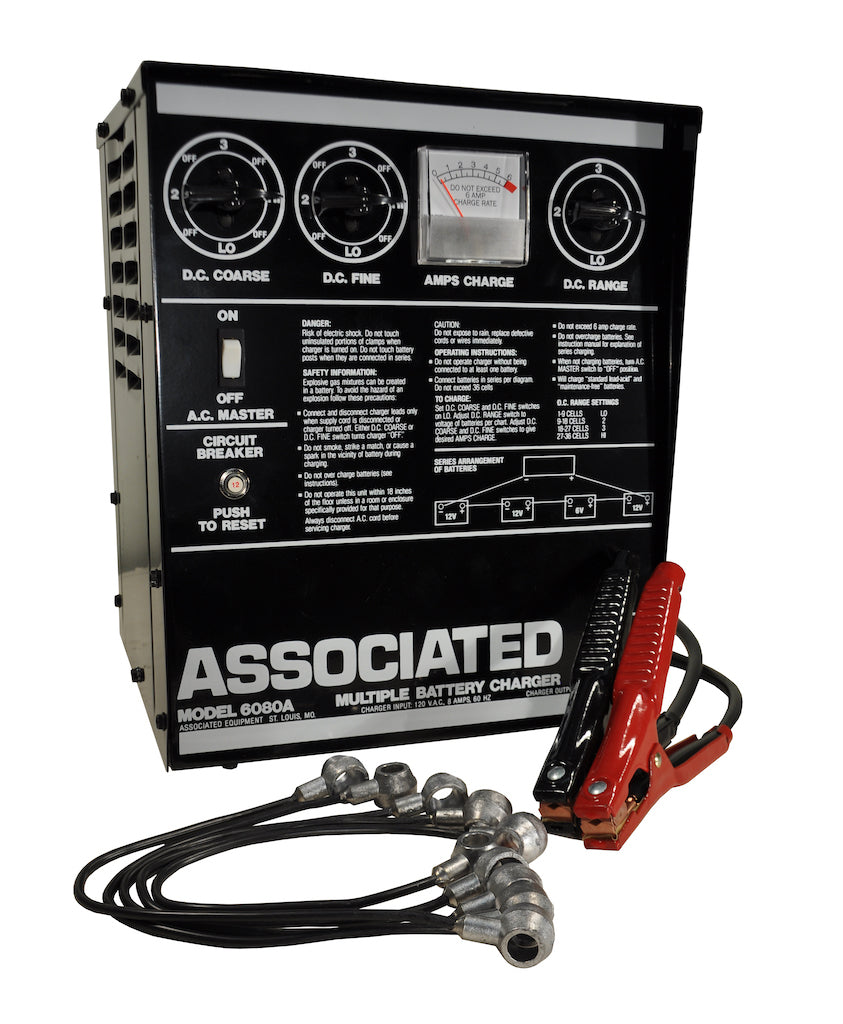 Associated Equipment 6080A Series Charger, 6A 1-36 Cells