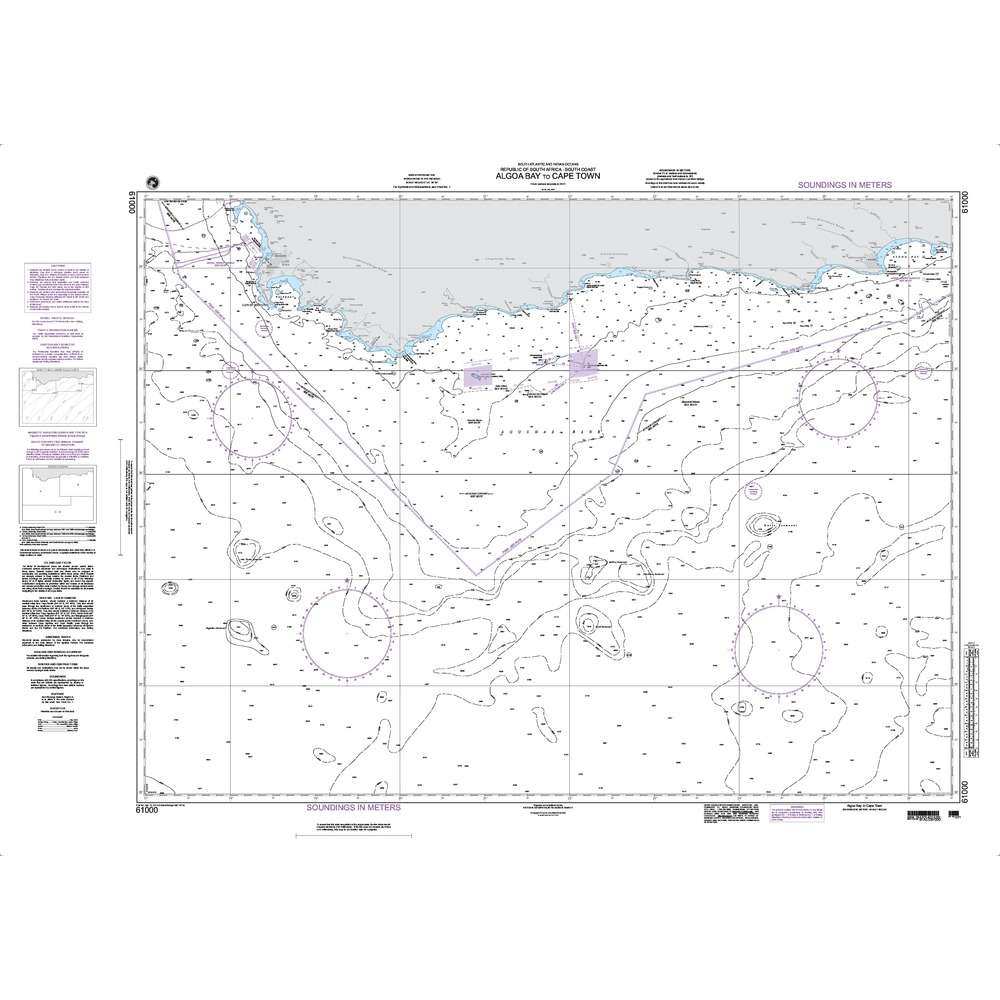 Paradise Clay NGA_61000 NGA Chart Algoa Bay to Cape town