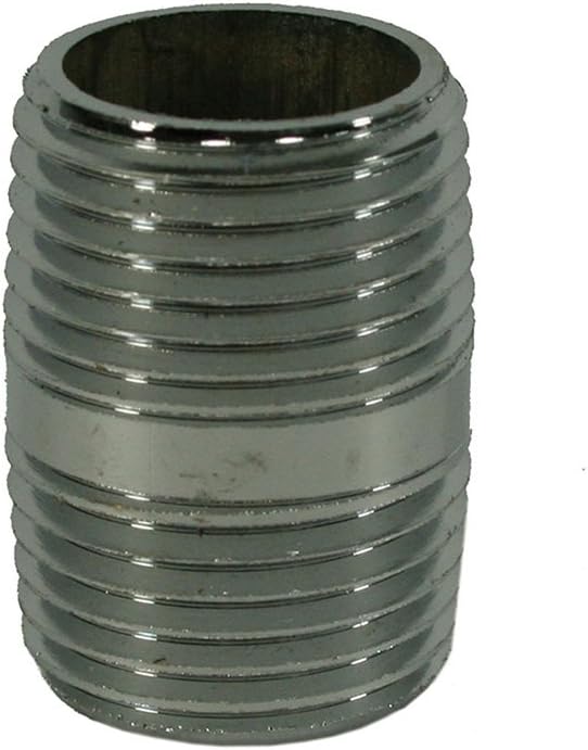 Jones Stephens P12212 3/4" Yellow Brass Hex Nipple