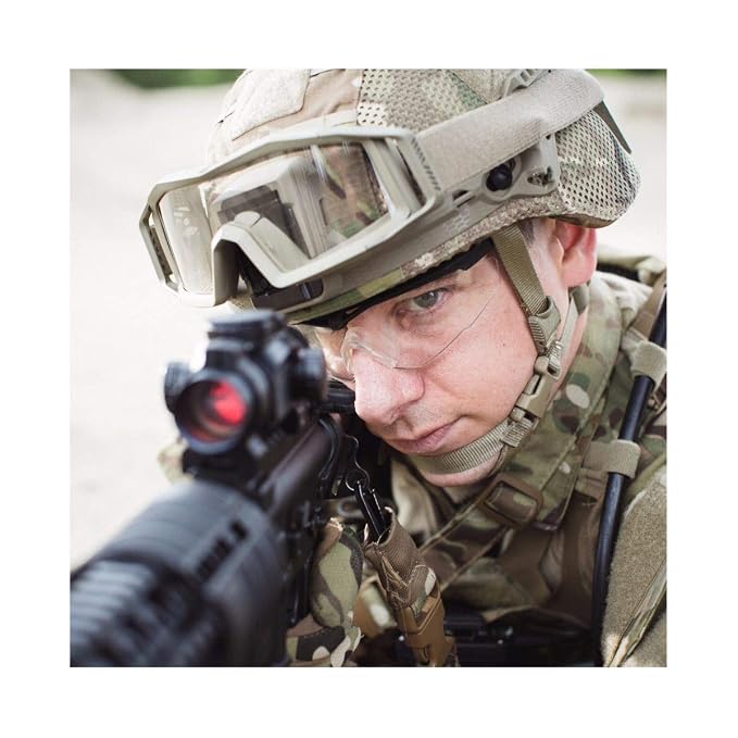 Revision Military 4-0152-0047 Stingerhawk® Eyewear System - Clear Basic Kit (Large)