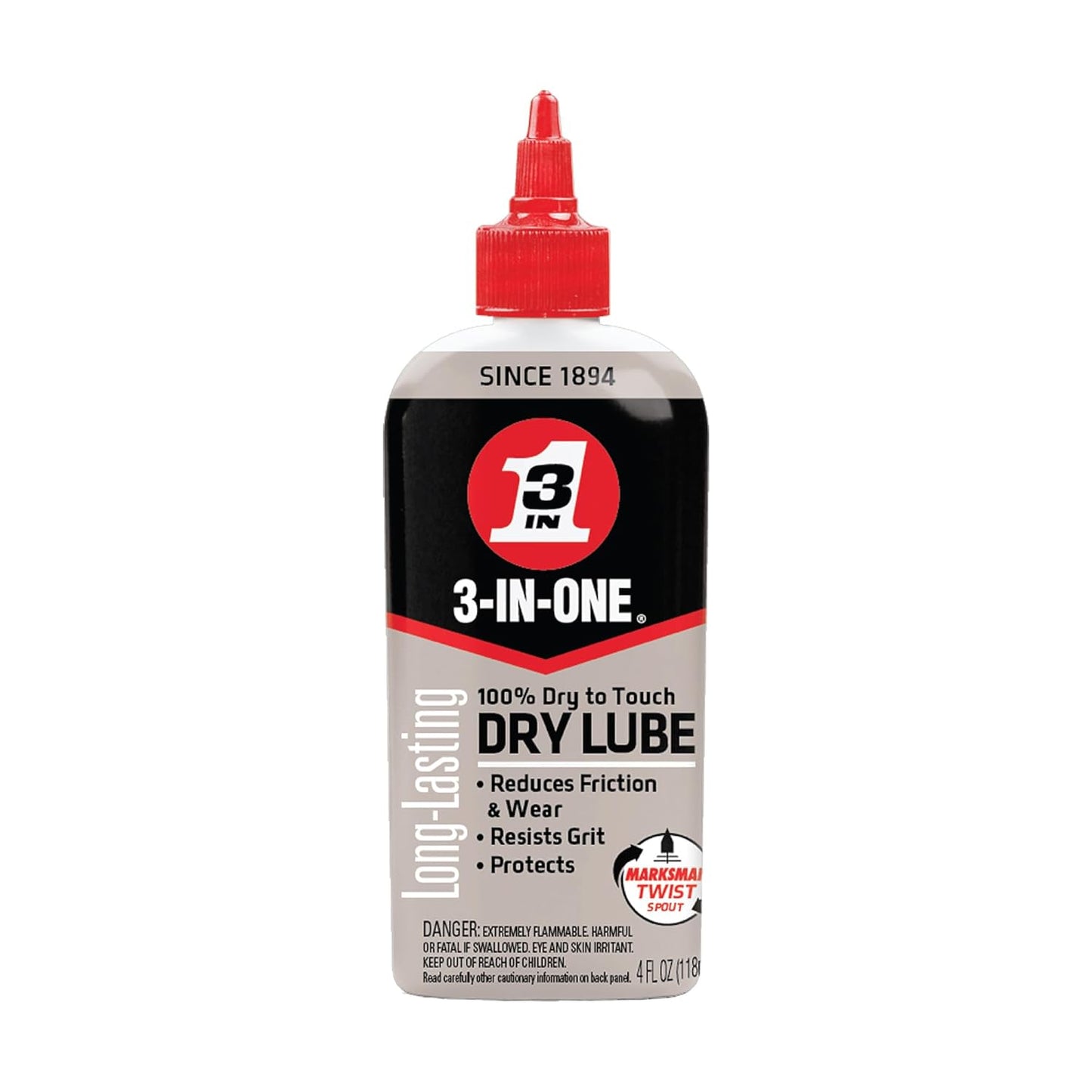 WD-40 12002 (120022) 3-In-One 4oz Dry Lube Drip Oil 12CT