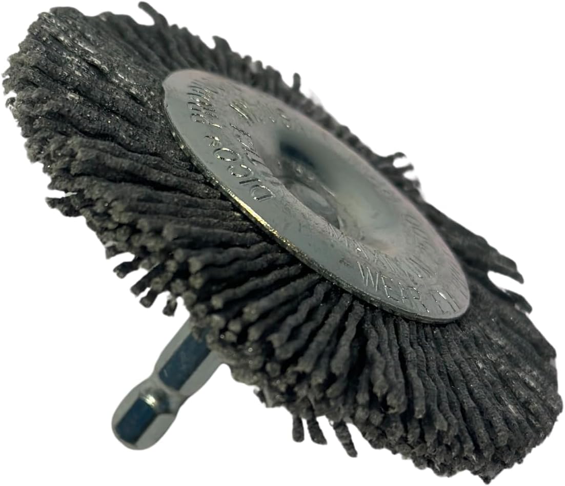 Dico 541-771-3 Nyalox Wheel Brush 3-Inch Grey 80 Grit