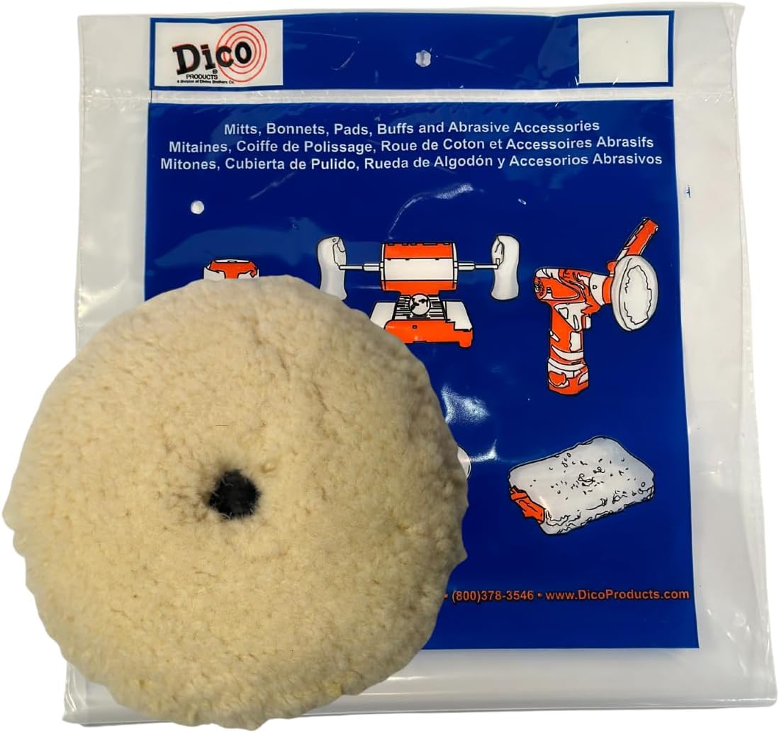Dico 7460611 Mandrel Mounted Compounding Pad, 6" Diameter
