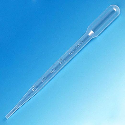 Globe Scientific 135138 Transfer Pipet 7.0mL Large Bulb Graduated to 3mL 155mm STERILE 10/Bag 40 Bags/Unit