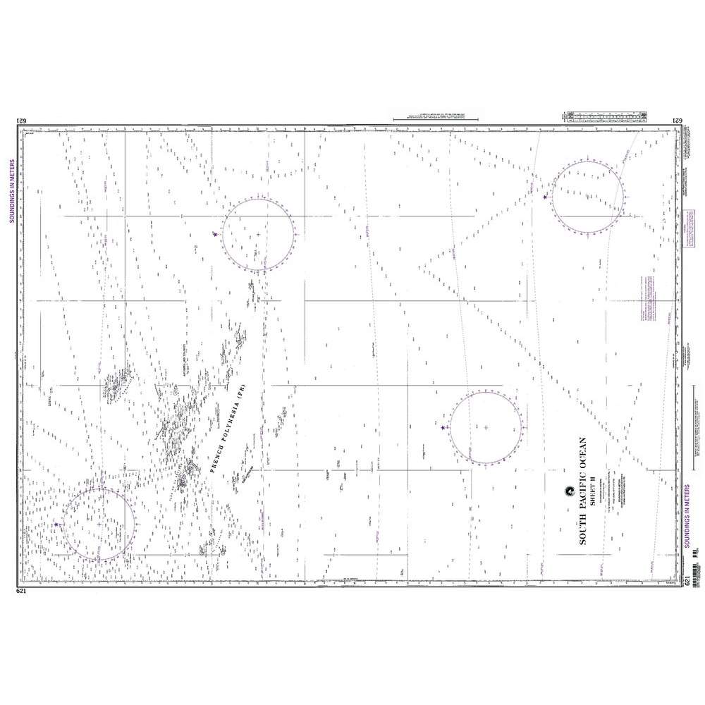 Paradise Clay NGA_621 NGA Chart South Pacific Ocean Sheet II