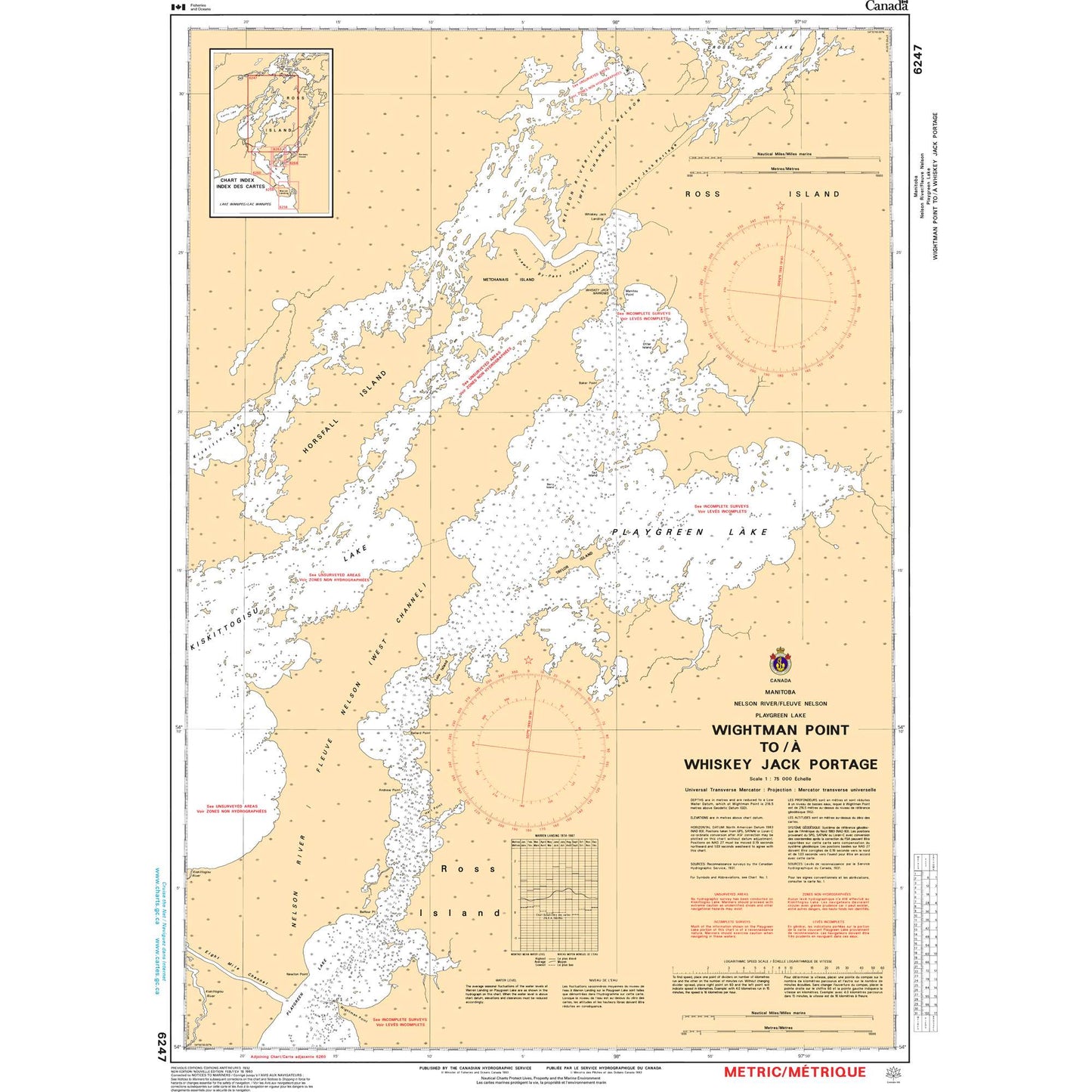 Paradise Clay CAN6247 CHS Wightman Point to/ Whiskey Jack Portage