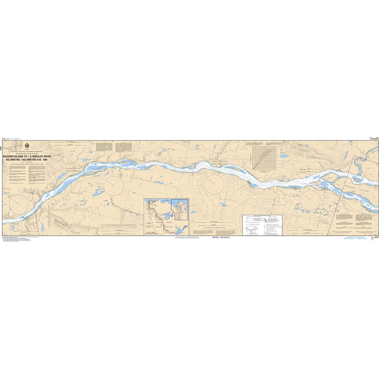 Paradise Clay CAN6413 CHS McGern Island to/ Wrigley River Kilometre 510 / Kilomètre 580