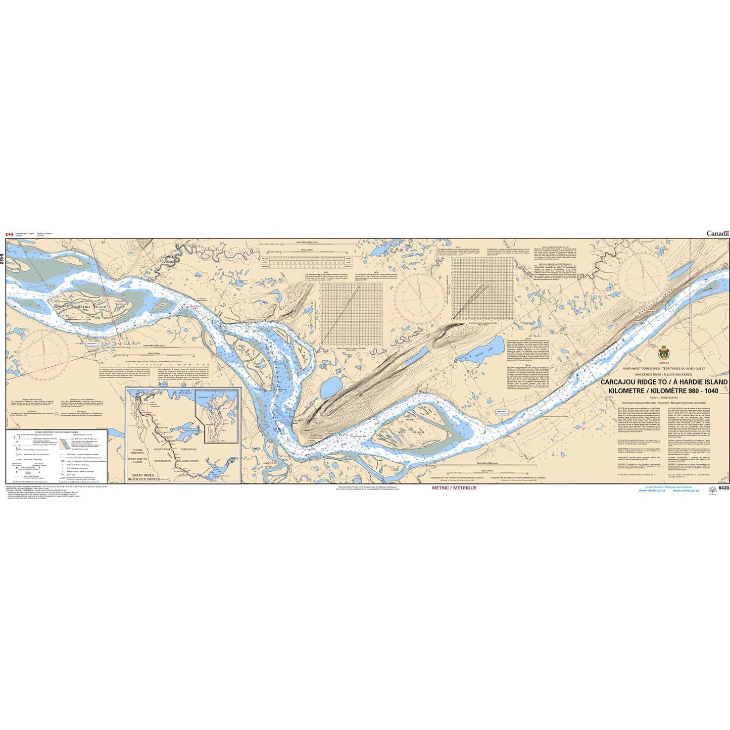 Paradise Clay CAN6420 CHS Carcajou Ridge to/ Hardie Island Kilometre 980 / Kilometre 1040