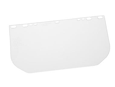 Gateway Safety 653 Flat Stock Visors - Clear Polycarbonate Face Shield Visors, ANSI Z87.1+ Certified
