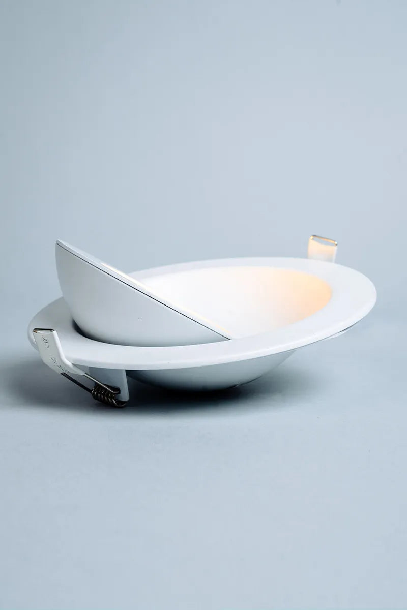 Euri Lighting DLC4G-9W105se Commercial LED CA Compliant 65-Watt Equivalent 4” Gimbal Downlight with Junction Box 5 Color Selectable Dimmable