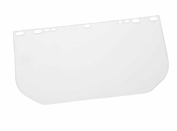 Gateway Safety 652 Flat Stock Visors - Clear Polycarbonate Face Shield Visors, ANSI Z87.1+ Certified