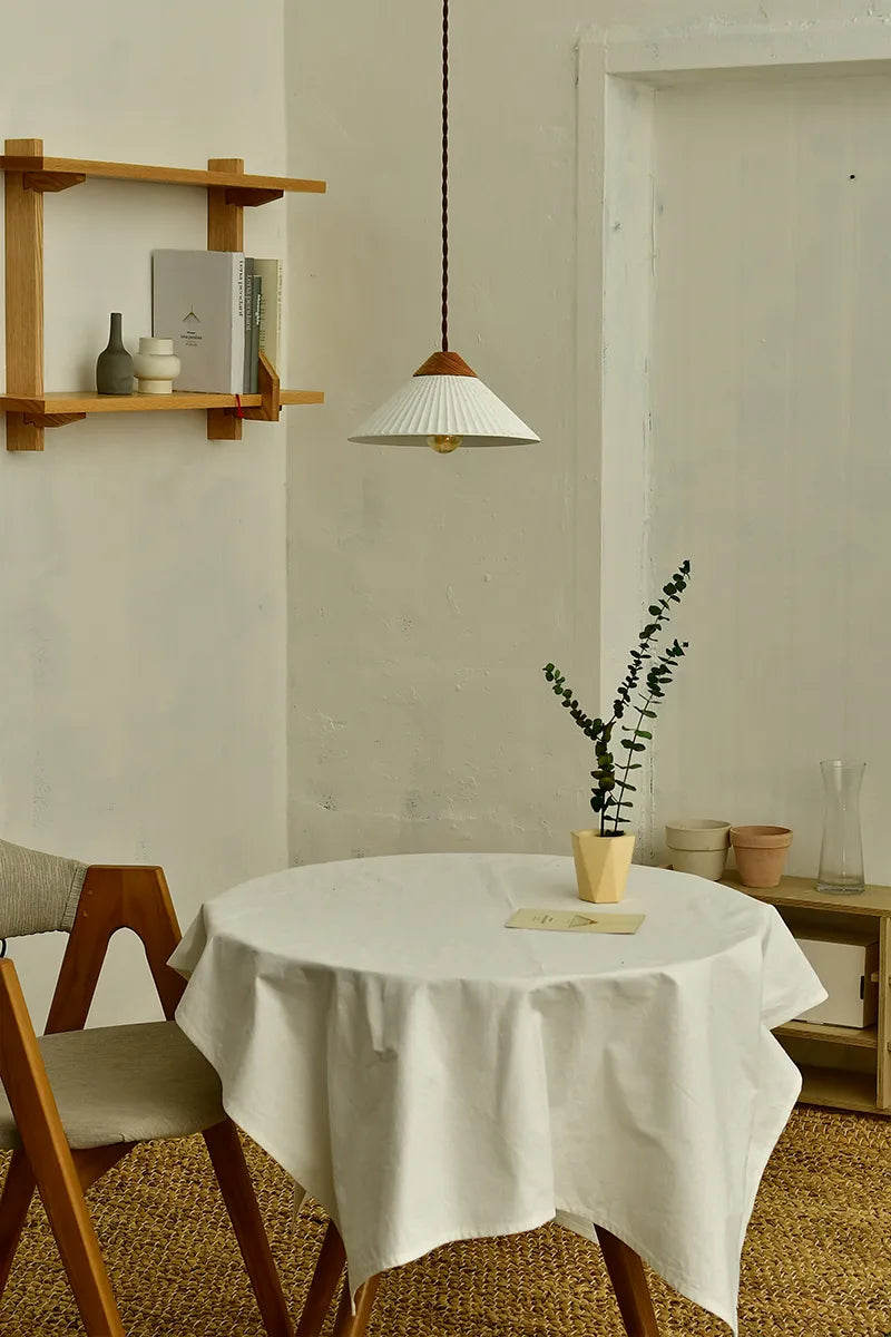 Euri Lighting EIN-HL1CW-1100 Artisan Concrete Collection Summit Mountain Pendant Fixture, Cream White