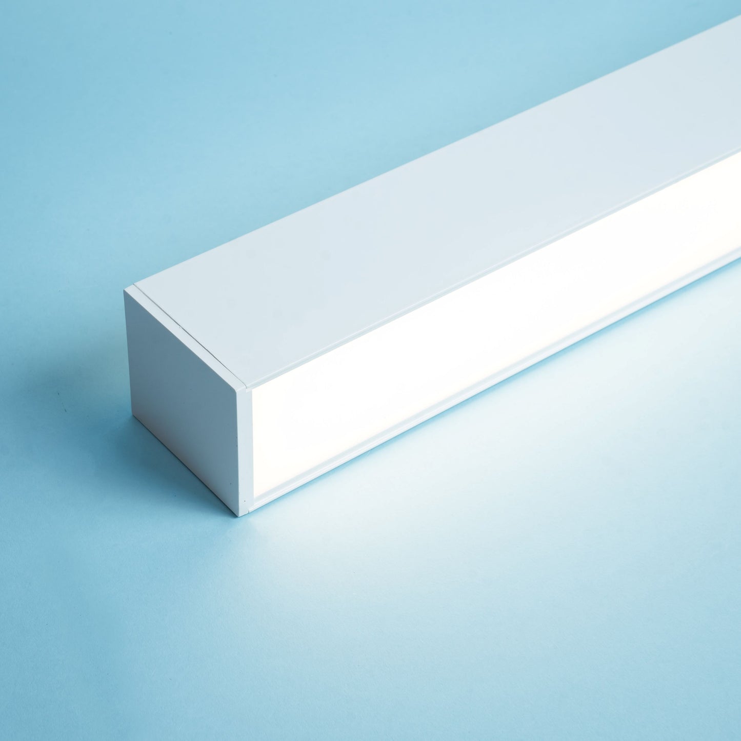 Euri Lighting EUD8-100W103sw-W Commercial LED 100-Watt 8 ft. Architectural Linear Up and Down Light Dual 3 Color Selectable Dimmable Linkable - White