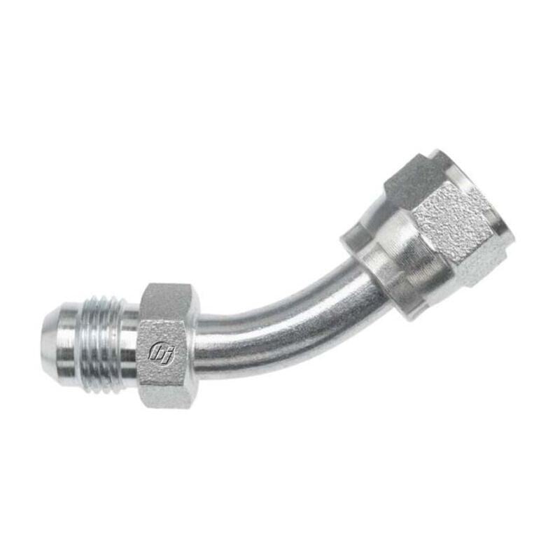 Brennan 6702-04-04 04MJ-04FJs Swept Bent Tube 45 Elbow