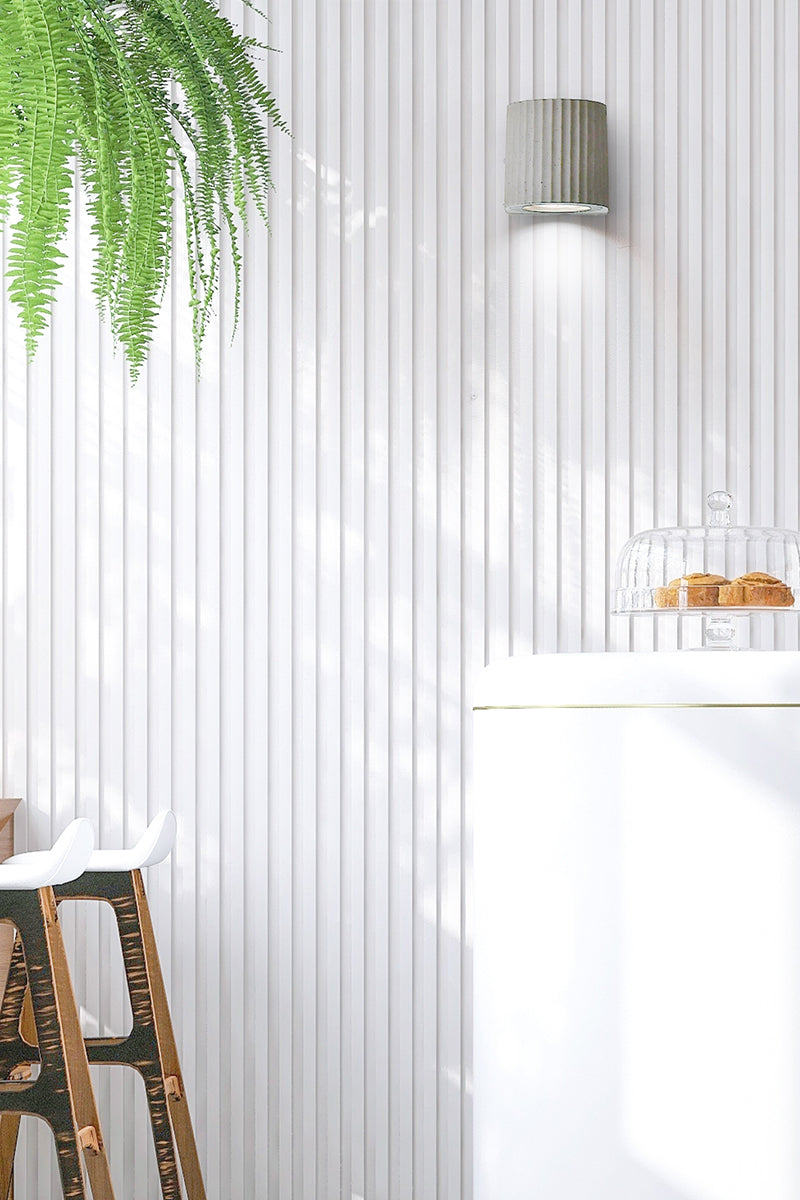 Euri Lighting EOL-WL63CG-1100 Artisan Concrete Collection Corinthian Wall Sconce Fixture Cement Grey