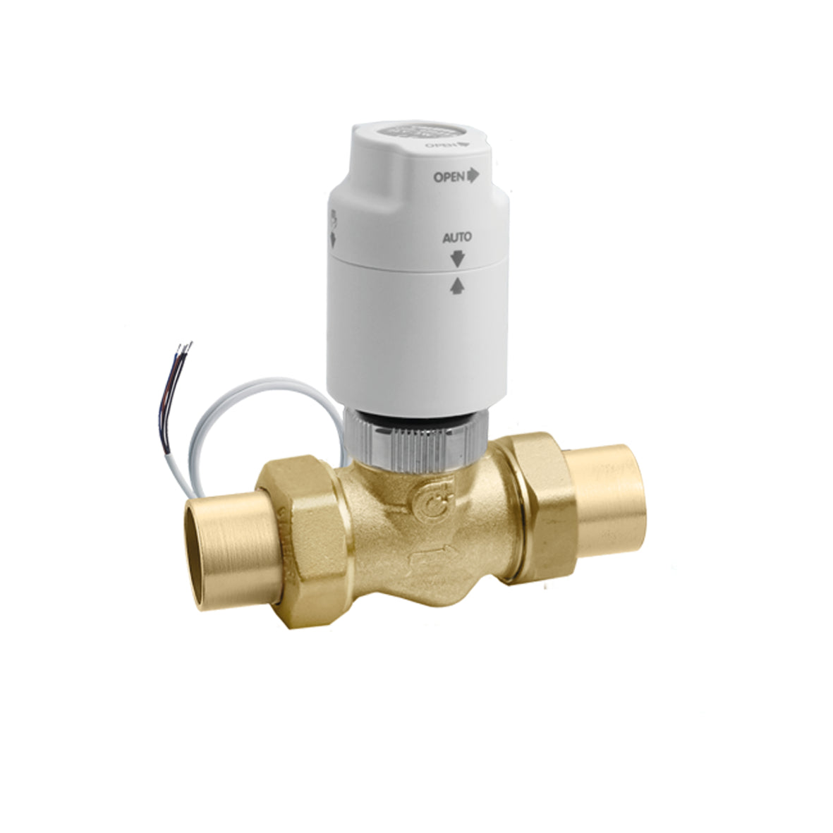 Caleffi 676266A 1" Press Twistop w/End Switch 4.0 Cv