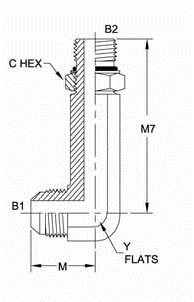 Brennan 6801-LLL-08-08-NWO-FG 08MJ-08Maorb 90 Elbow Xx-Long Frg (3.53 L)