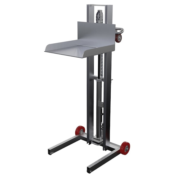 Vestil ALLPH-500-FW Alum Low Profile Lift Steel Wheel 50", Load Cap. 400 lb.