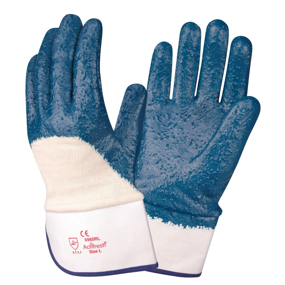 Cordova Safety 6960RL Supported, Brawler™, Nitrile, Rough