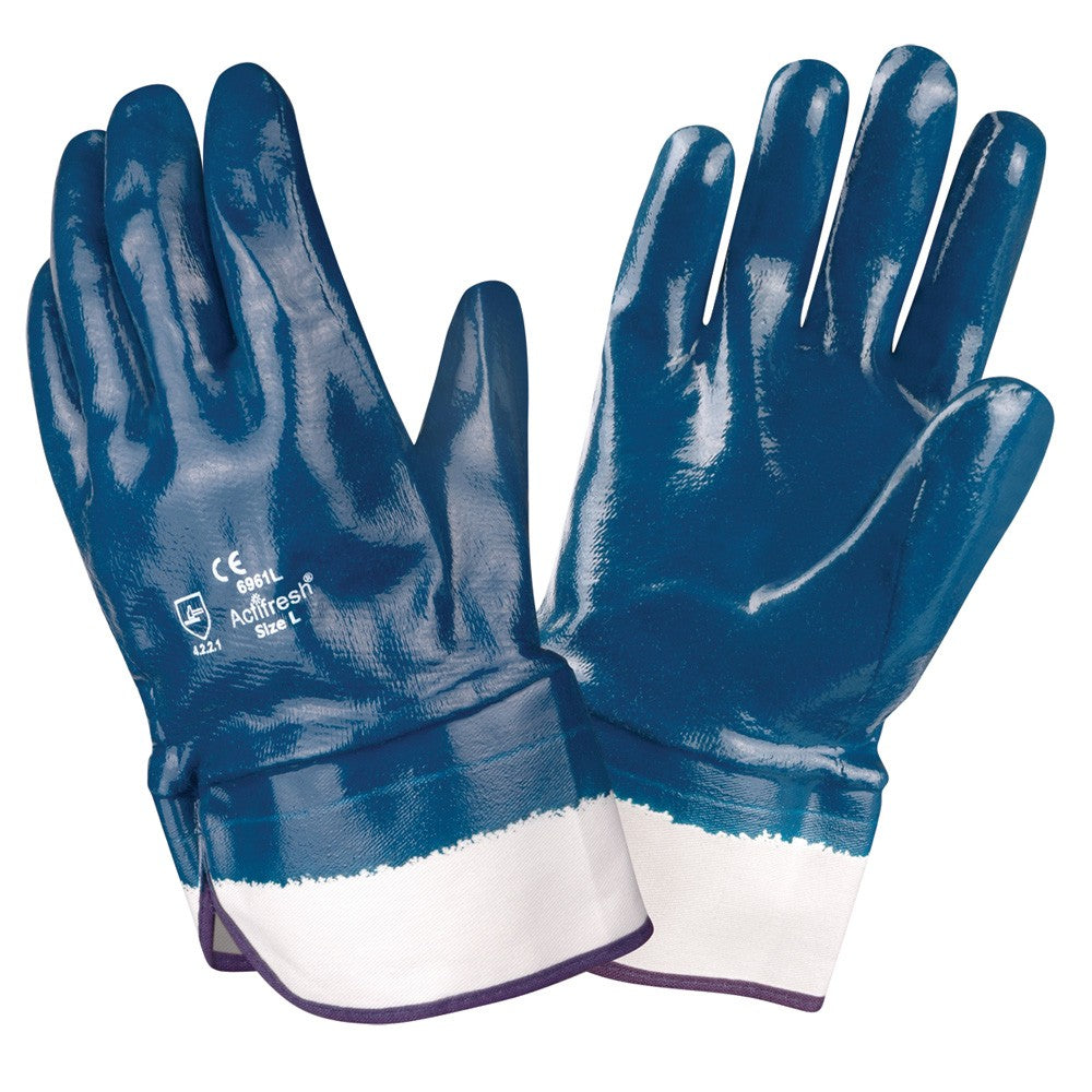 Cordova Safety 6961L Supported, Brawler™, NItrile, Smooth