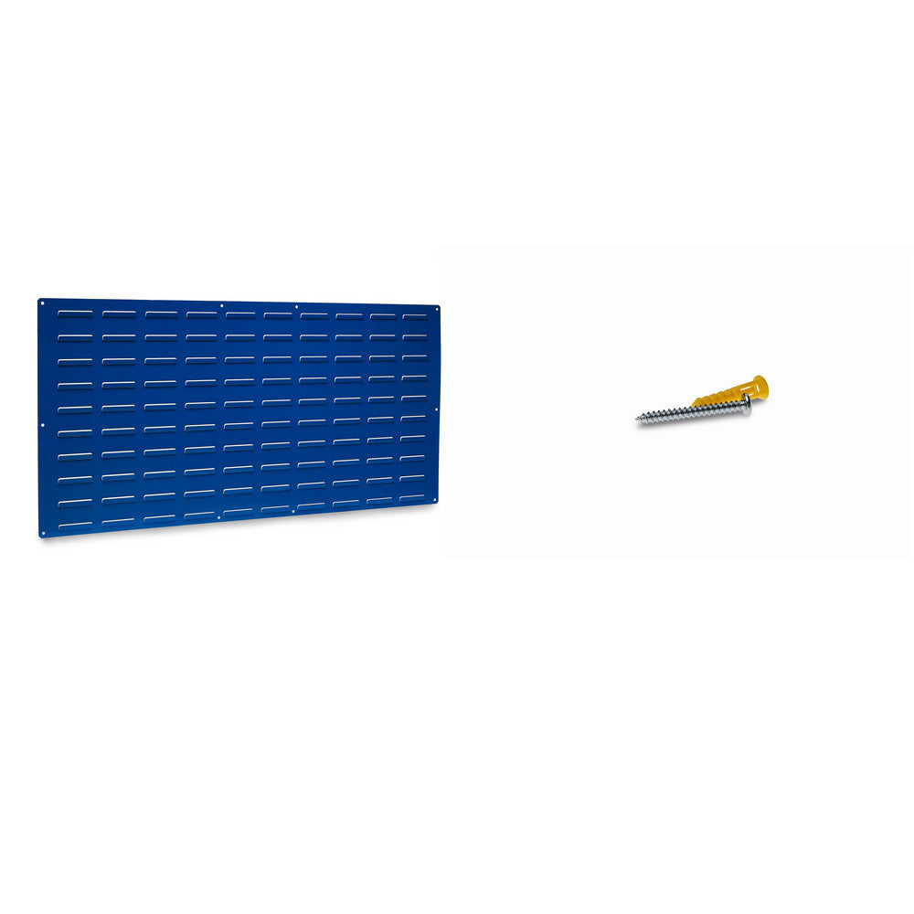 Triton Products LVP-1 (1) 24" H x 48" W Blue Epoxy Louvered Panel