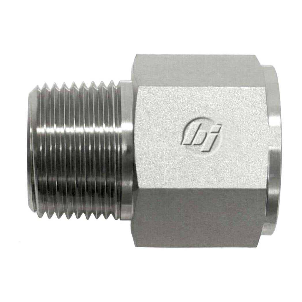 Brennan 7033-04-04-SS 04Mp-04FBSPP Straight Stnls