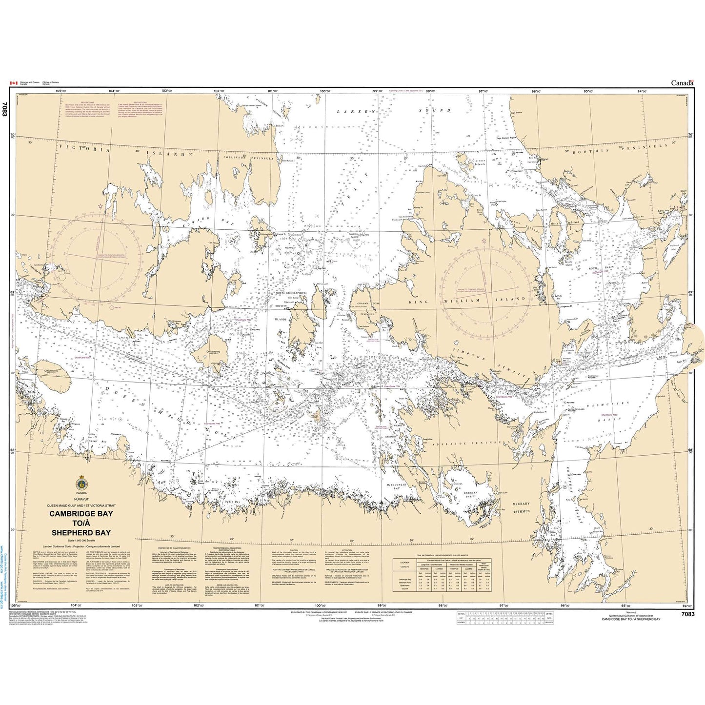 Paradise Clay CAN7083 CHS Cambridge Bay to Shepherd Bay