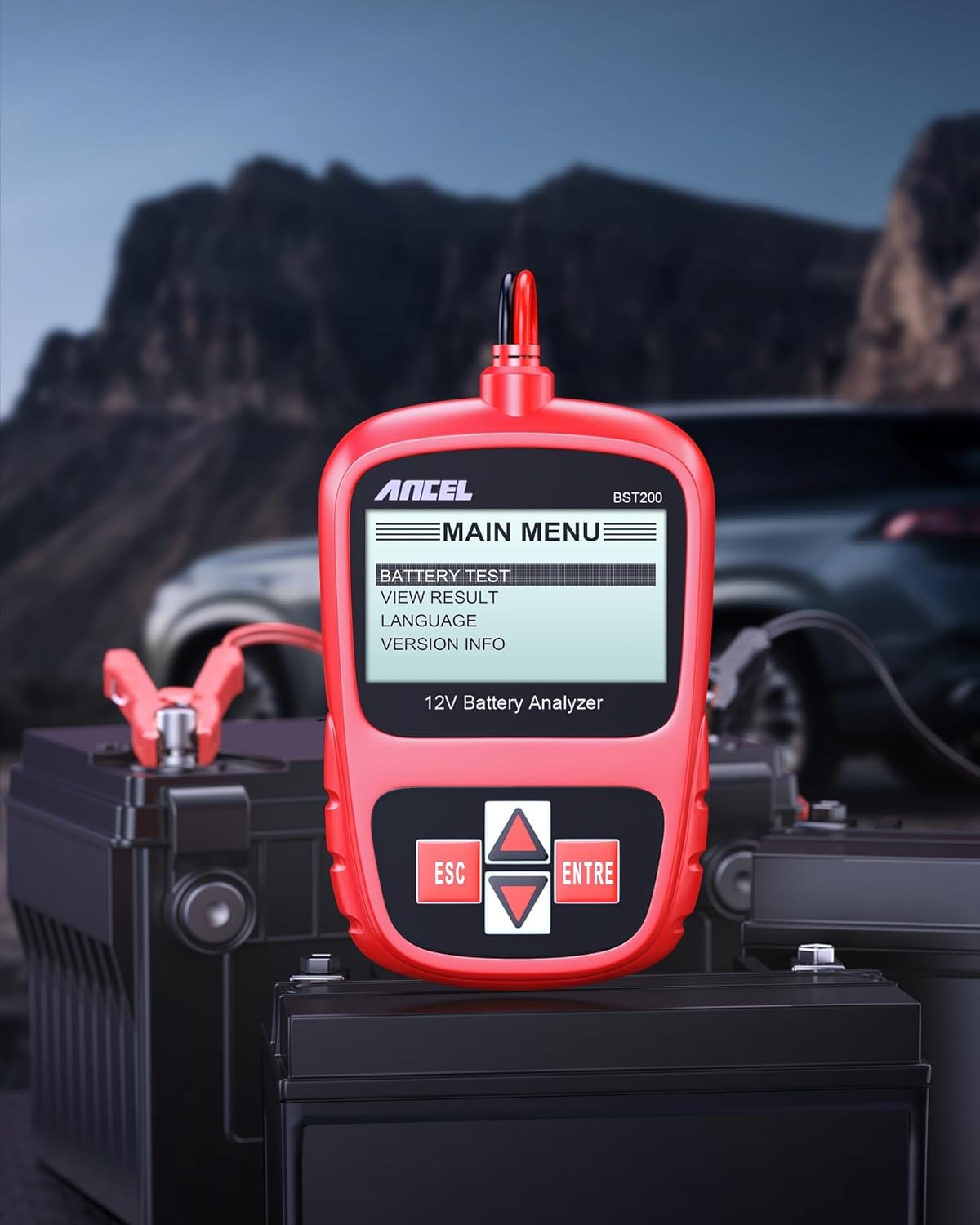Ancel BST200 12V Car Battery Tester & Analyzer – 100–1100 CCA Automotive Diagnostic Tool