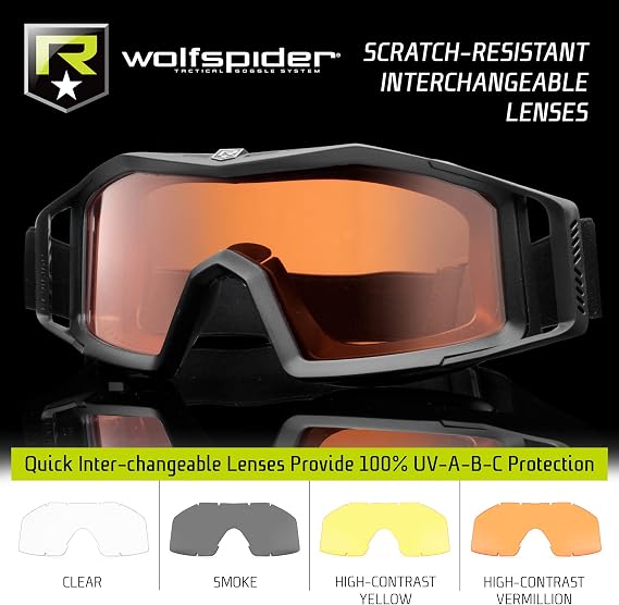 Revision Military 4-0307-0235 WOLFSPIDER® GOGGLE SYSTEM - DELUXE KIT