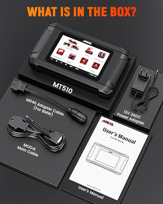 Ancel MT510 Motorcycle Diagnostic Tool for BMW, Ducati & Harley