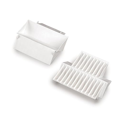 Globe Scientific 140100-1 Reagent Reservoir Universal 3 Way Single 8-Place and 12-Place White