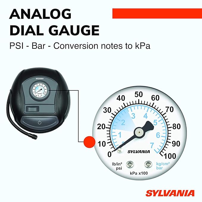 Sylvania Automotive 34158 Sylvania Basic Portable Tire Inflator
