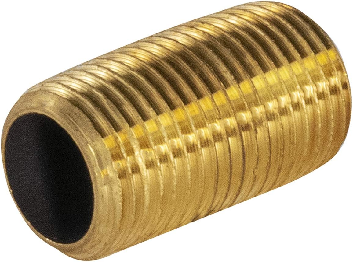 Everflow NPBR1800 1/8" x Close Brass Nipple