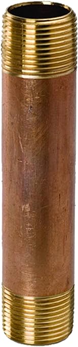 Everflow NPBR3411 3/4" x 11" Brass Nipple