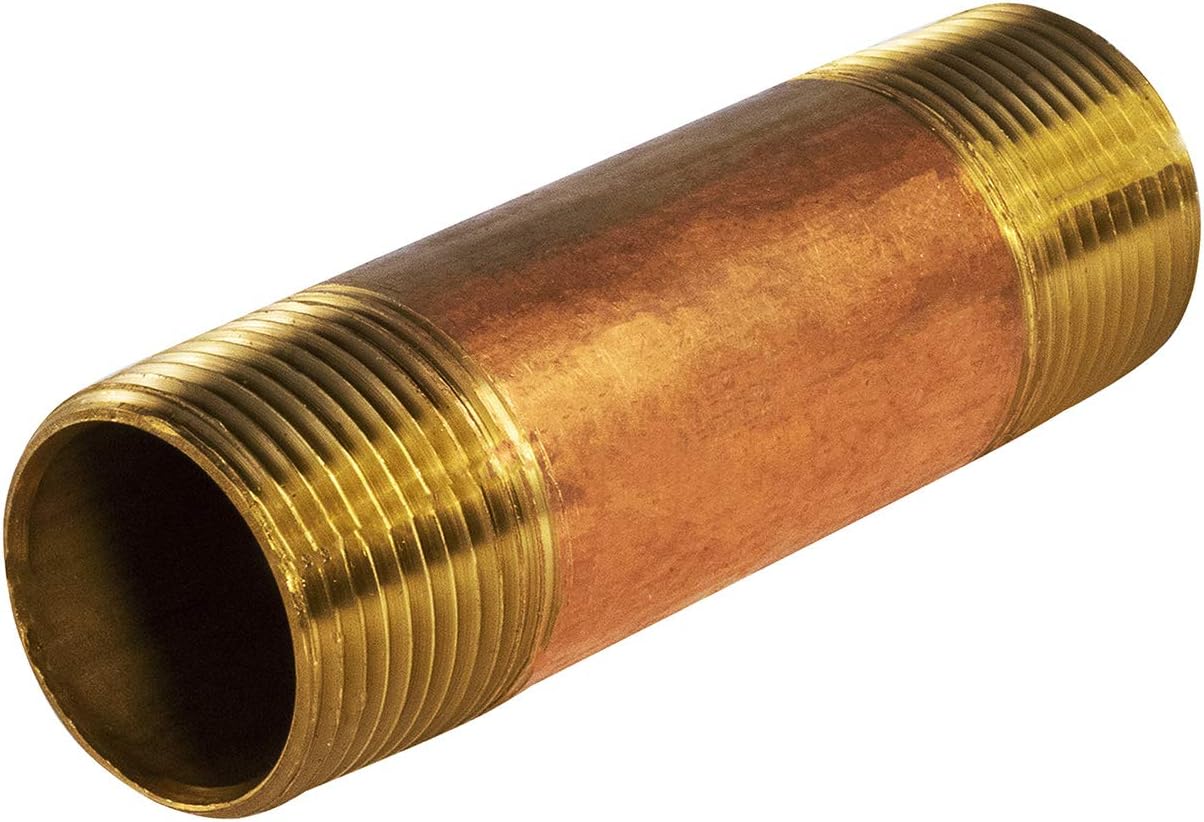 Everflow NPBR1250 1/2" x 5" Brass Nipple