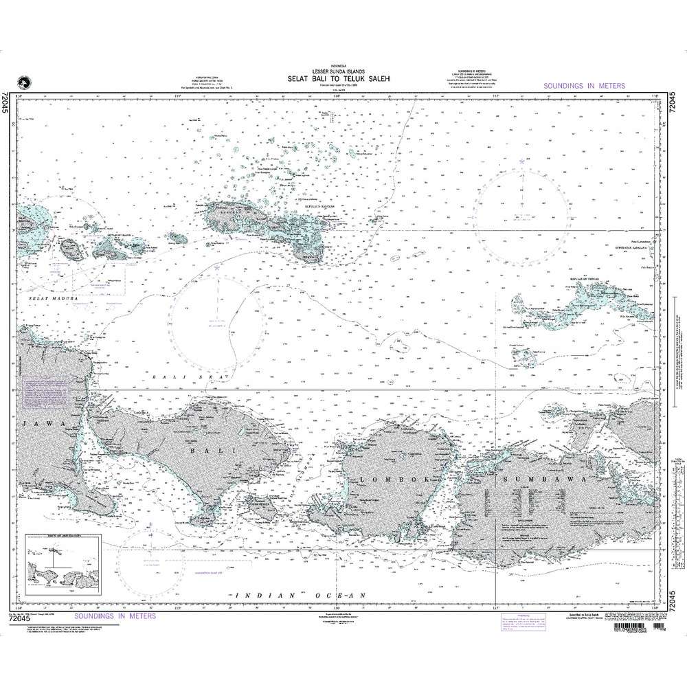 Paradise Clay NGA_72045 NGA Chart Selat Bali to Tembuk Saleh