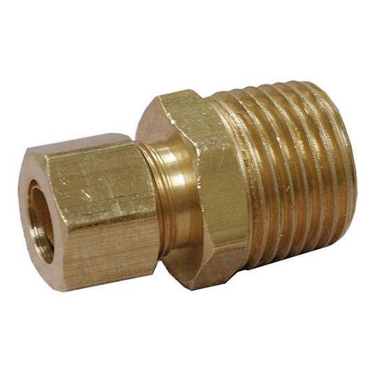Jones Stephens C74070LF 1/2" x 1/2" Brass Compression x MIP Connector