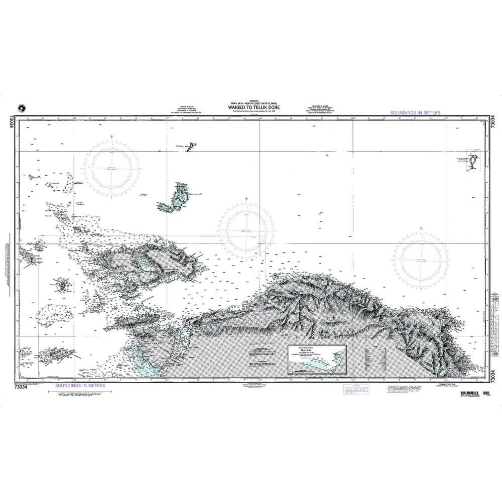 Paradise Clay NGA_73034 NGA Chart Waigeo to Teluk Dore