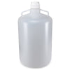 Globe Scientific 7340050 Carboy Round with Handles HDPE White PP Screwcap 50 Liter Molded Graduations