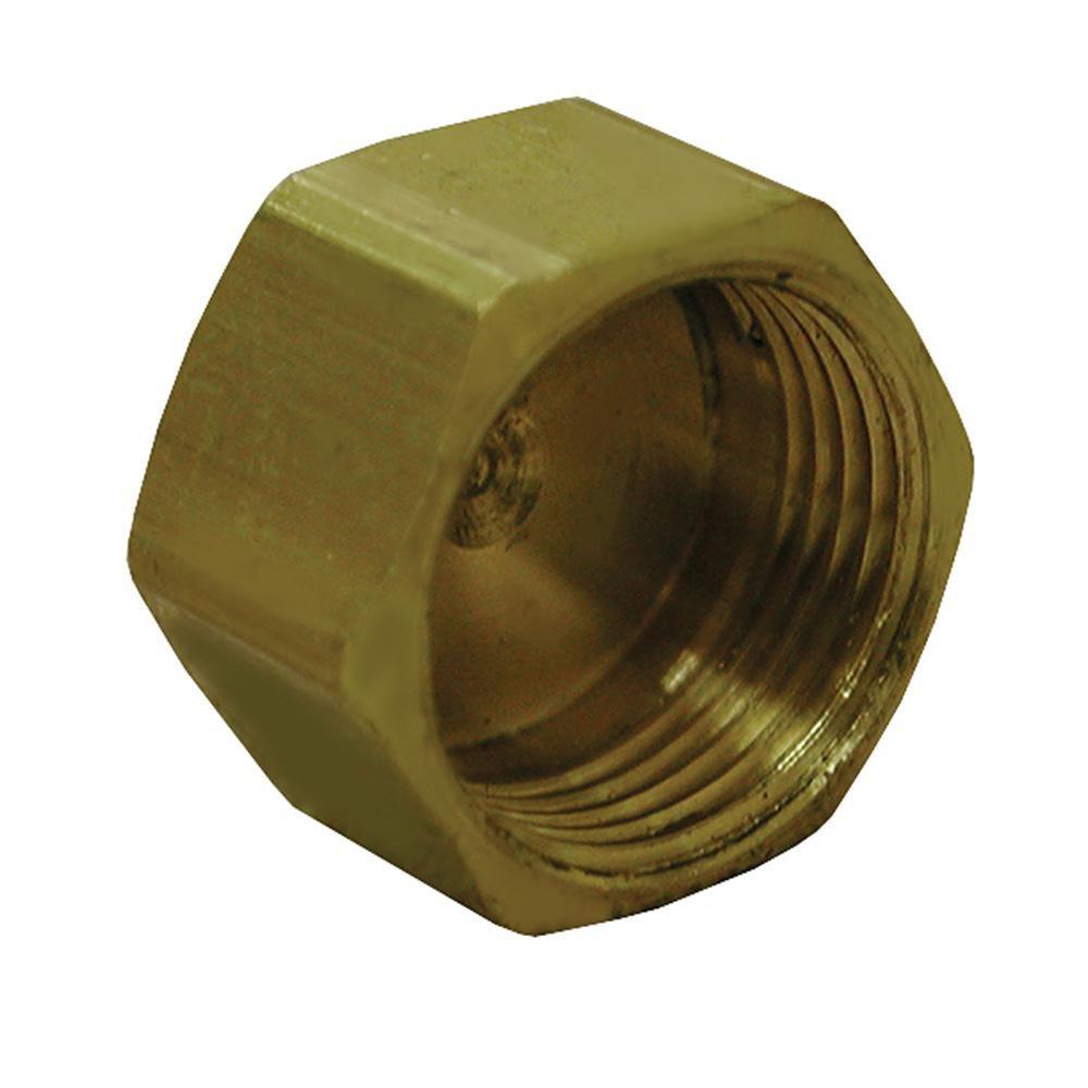 Jones Stephens C74002LF 3/8" Brass Compression Cap