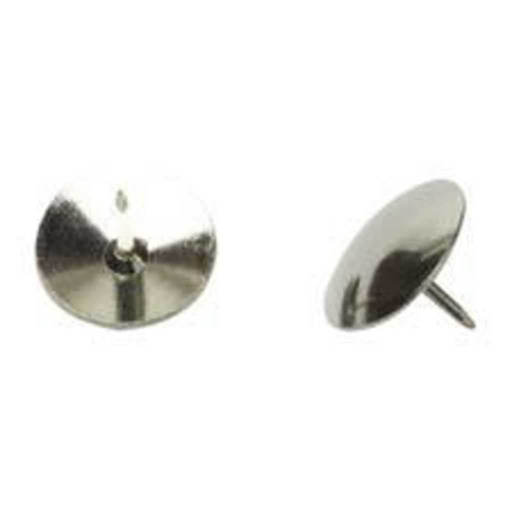 AbilityOne 7510002726887 Skilcraft Thumbtack - 0.50" Length - 100 / Box - Silver