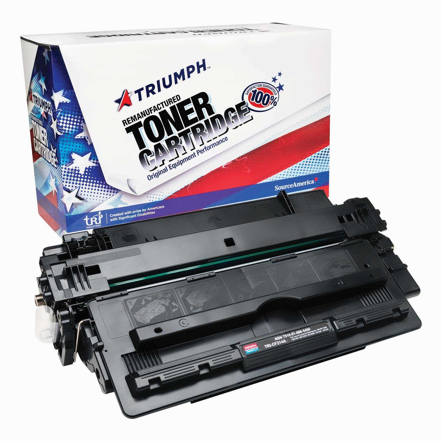 AbilityOne 7510016885450 Remanuf Toner Cartridge F/Hp Cf214A 10000 Page Yield Black
