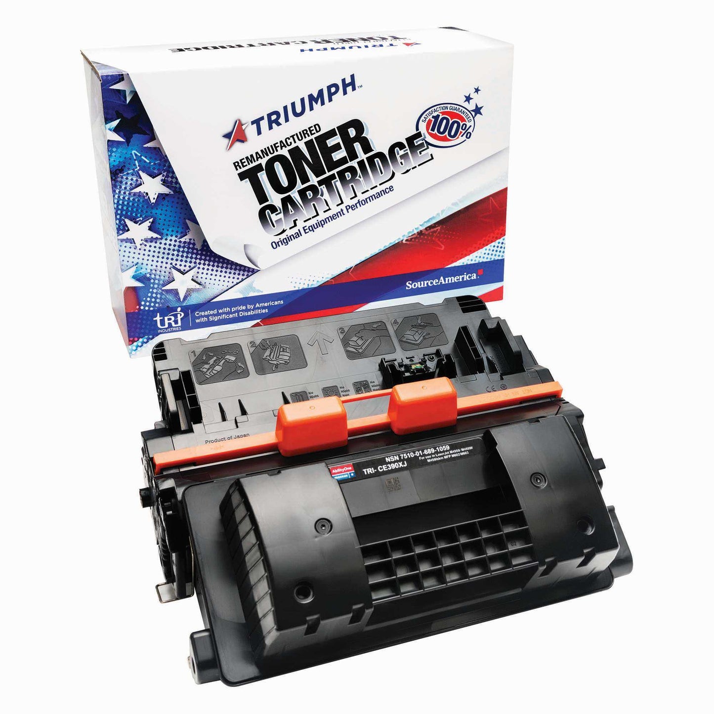 AbilityOne 7510016891059 Reman Toner Cartridge Hp 90Xj Series Compatible Black Ink