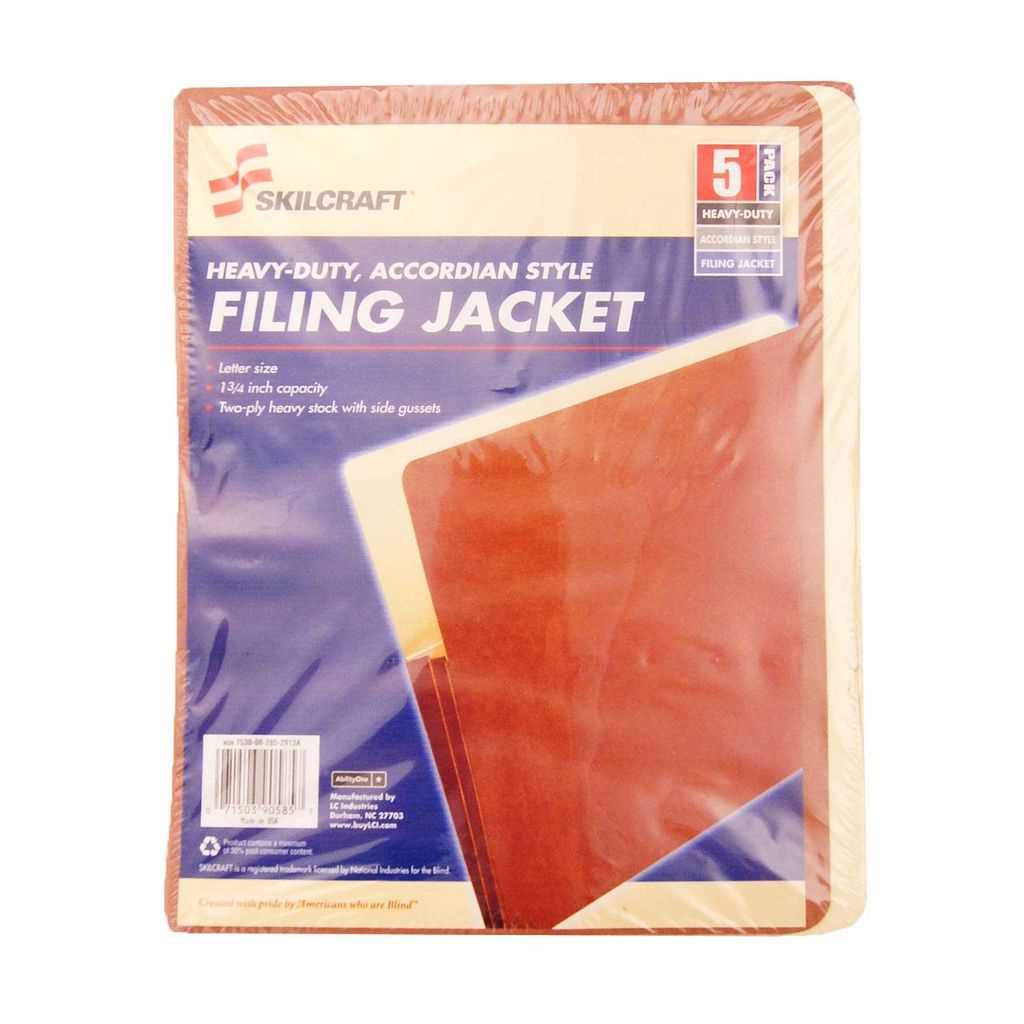 AbilityOne 7530002852913A Skilcraft Red Wallet Letter 5Pg - Letter - 8.50" Width X 11" Length Sheet Size - Red - Recycled - 10/Case