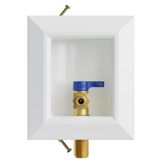 Jones Stephens B05910LF Icemaker Box, Quarter Turn Valve with MIP/SWT Connection, Lead Free