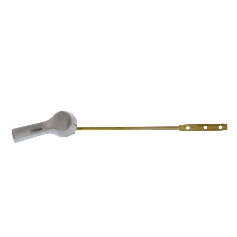 Jones Stephens T0105BN Brushed Nickel Tank Trip Lever with 8" Brass Arm, Metal Spud and Nut