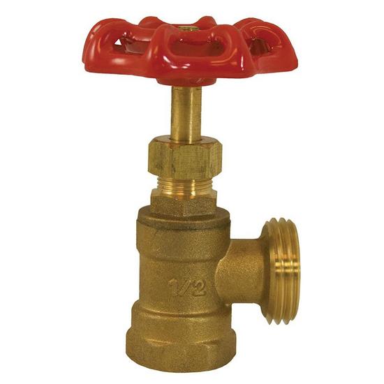 Jones Stephens B67323 3/4" FIP x 3/4" MHT Brass Boiler Drain Valve