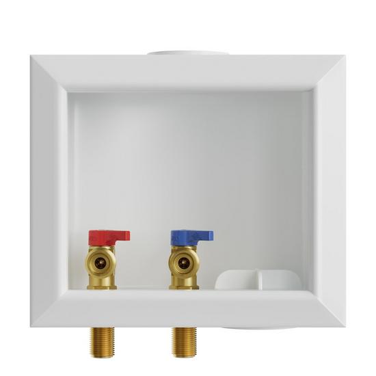 Jones Stephens B05740 Washing Machine Box, Right Outlet, 1/2" MIP/SWT Connection