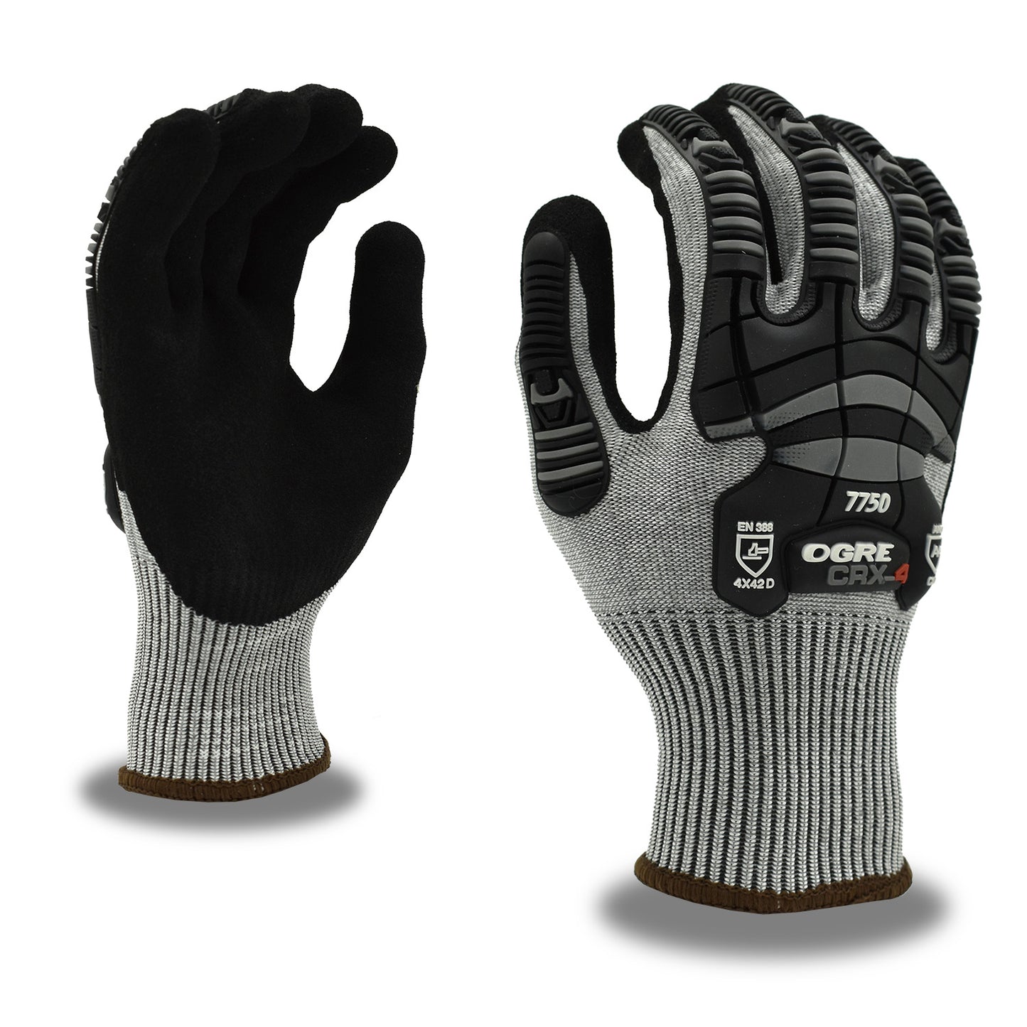 Cordova Safety 7750S Impact, OGRE® CRX-4, Sandy Nitrile, A4