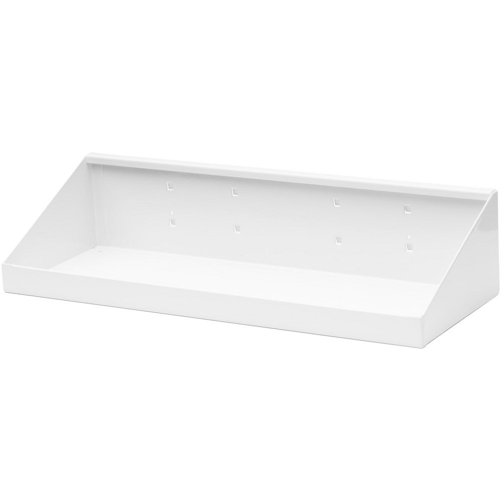 Triton Products 56186-WHT 18" W x 6-1/2" D White LocHook Shelf